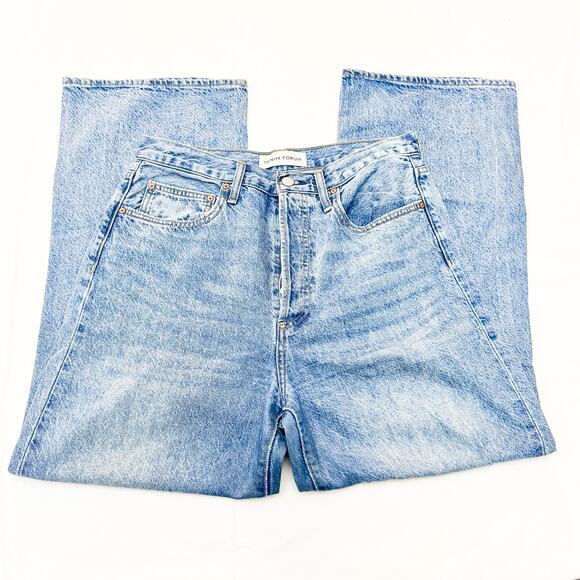 Denim Forum Farrah high rise Wide Leg Jeans - Picture 4 of 8